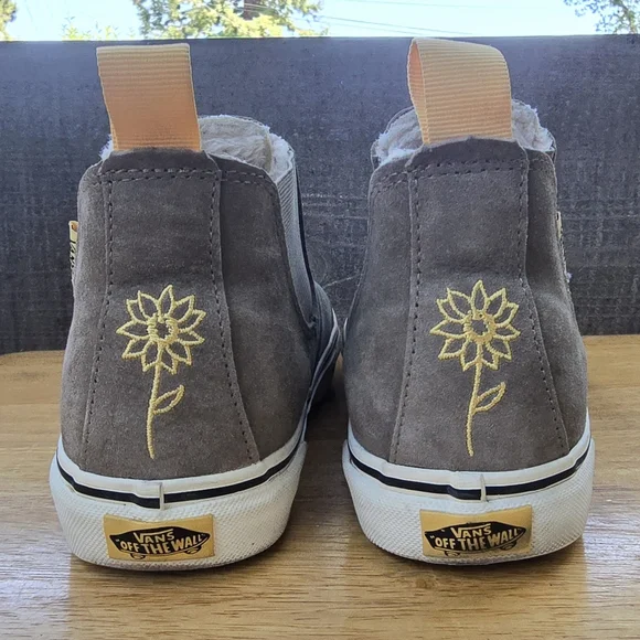 Vans Sage Green Slip-On Mid MTE Boots - Mary Rand Marshmallow - Picture 3 of 8